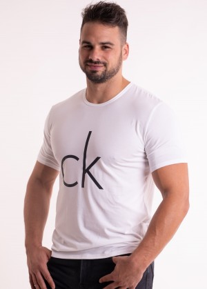 Pánské tričko Calvin Klein NB1164 L Bílá