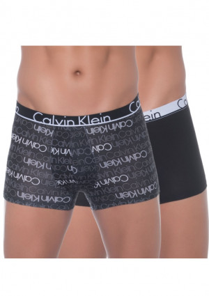 Boxerky Calvin Klein NU8643 2 PACK L Černá