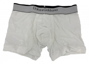 Pánské boxerky DGBBN60014 bílá - Dolce & Gabbana bílá