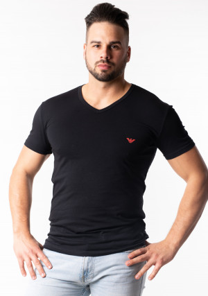 Pánské tričko Emporio Armani 110810 9P723 L Černá