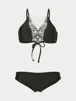 Plavky O´Neill Pw Lace Praaia Maoi Bikini Černá