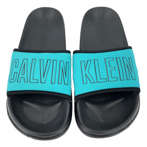 Plážové pantofle KW0KW00728 tyrkysová - Calvin Klein tyrkys 37/38