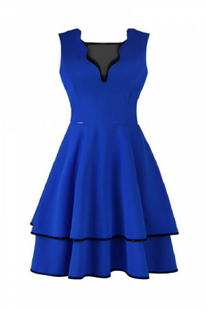 Dámské šaty Dona - Jersa královská modř