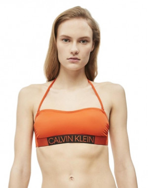 Vrchní díl plavek KW0KW00552-659 oranžová - Calvin Klein oranžová