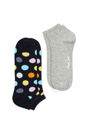 Happy Socks - Kotníkové ponožky Big Dot (2-pak)