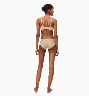 Kalhotky QF1708E-20N tělová - Calvin Klein tělová