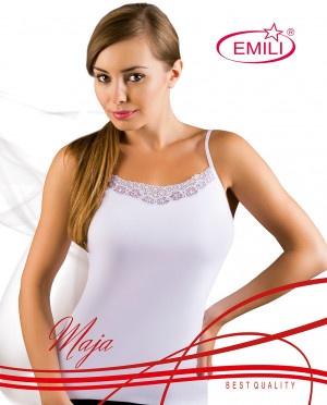 Bílá dámská košilka Emili Maja S-XL bílá