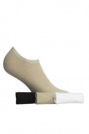 Dámské kotníkové ponožky Wola Perfect Woman Soft Cotton W 81004 béžová/odstín béžové 36-38