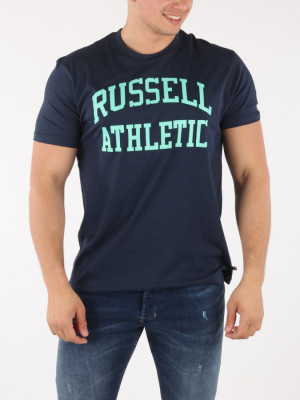 Tričko Russell Athletic RA S/S Crew Tee Modrá