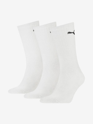 Ponožky Puma Sport 3 Pack Bílá