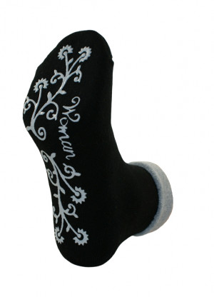 Dámské ponožky Bratex 5780 Lady Socks Frotte ABS černá 36-38