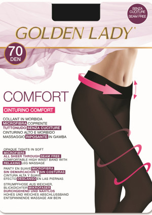 Dámské punčochové kalhoty Golden Lady Comfort 70 den černá 2-S