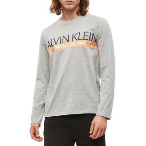 Pánské tričko NM1772E-080 šedá - Calvin Klein šedá