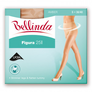Punčochové kalhoty FIGURA 25 DEN - BELLINDA - tělová 44-48 (L)