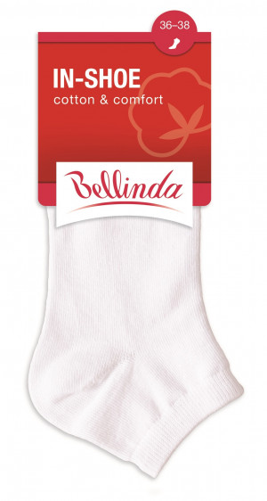 Dámské nízké ponožky IN-SHOE SOCKS - BELLINDA - bílá 35-38