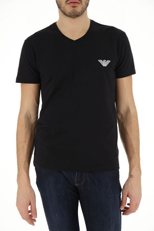 Pánské tričko 111556 9P525 černá - Emporio Armani černá