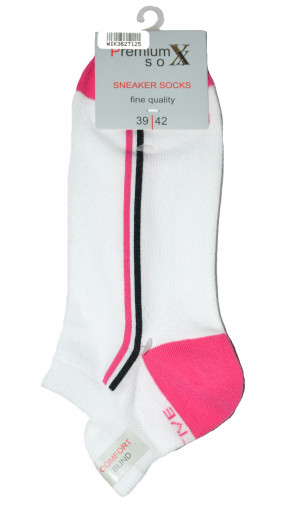 Dámské ponožky WiK 36271 Premium Sox bílá-černá 35-38