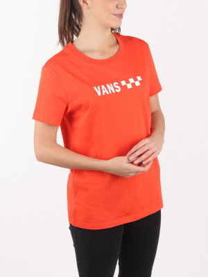 Tričko Vans Wm Brand Striper Bf Grenadine Oranžová