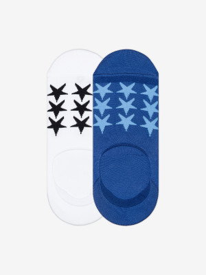 Ponožky Converse 2Pp Super Star Liner Barevná