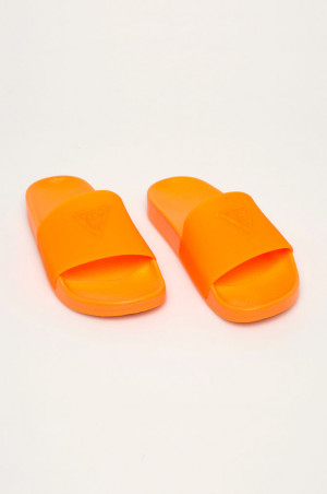 Plážové pantofle E02Z13BB00S-ORFU neonově oranžová - Guess neonová oranžová