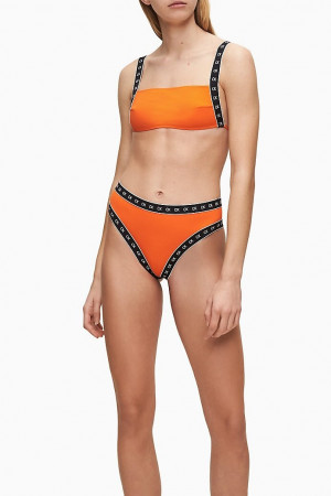 Vrchní díl plavek KW0KW00887-SCA oranžová - Calvin Klein oranžová