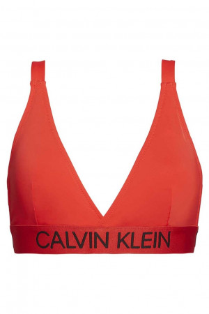 Vrchní díl plavek KW0KW00893-XBG červená - Calvin Klein červená