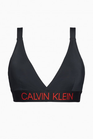 Vrchní díl plavek KW0KW00893-XBG černá - Calvin Klein černá