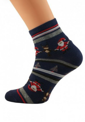 Bratex 2988 X-Mass Socks Dámské ponožky 36-38 černá