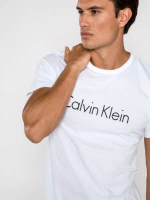 Triko na spaní Calvin Klein Bílá