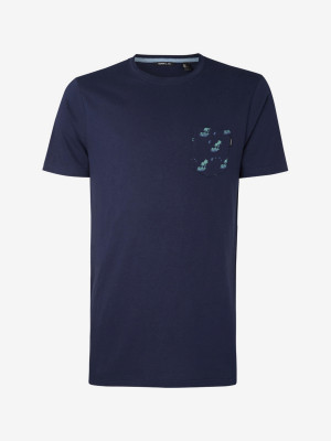Tričko O'Neill Lm Palm Pocket T-Shirt Modrá