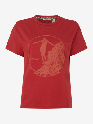 Tričko O'Neill Lw Olympia T-Shirt Červená