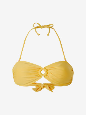 Svršek plavek O'Neill Pw Bandeau Bikini Top Žlutá