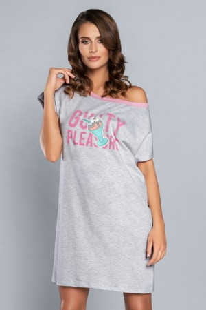 Italian Fashion Gelato Noční košilka S růžová