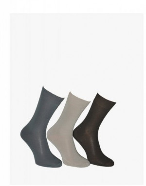 Bratex Weel Pánské ponožky k obleku 25-26 béžová