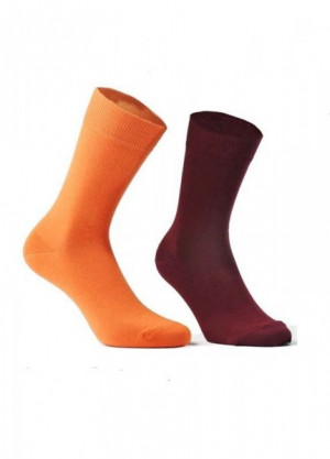 Wola Perfect Man W94.N03 Pánské ponožky jednobarevné  42-44 carotte