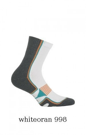 Wola Sportiwve Frotte  W94.1N6 AG+ Pánské ponožky 45-47 browncoal/odstín šedé