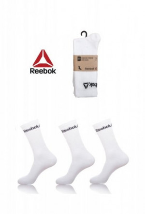 Reebok Essentials Training Crew A'3 Ponožky 40-45 bílá