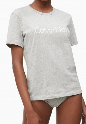Dámské tričko Calvin Klein QS6105 M Sv. šedá
