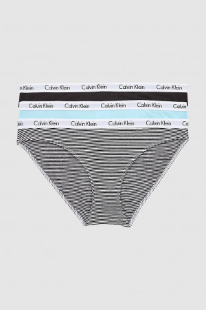 Kalhotky 3pcs QD3588E-QT6 vícebarevná - Calvin Klein vícebarevná