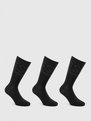Ponožky 3pcs 00SK3A-0ABAM-E4101 černá - Diesel černá