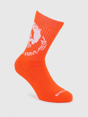 Ponožky 00S6U0-OPAZS-34H oranžová - Diesel oranžová