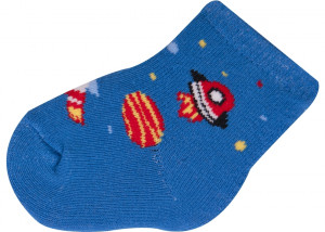 Froté ponožky - komplet = 3 páry mix-chlapec 6-9 měsíců