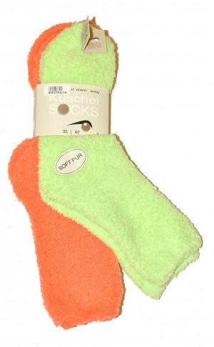 Dámské ponožky WiK Soft 37411 A'2 modrá-růžová 35-42
