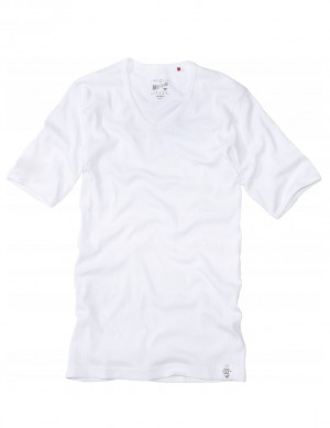Pánské tričko Mustang T-shirt 5002-2100 bílá