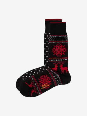 Ponožky 2 páry Polo Ralph Lauren Černá