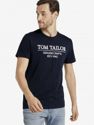 Triko Tom Tailor Modrá