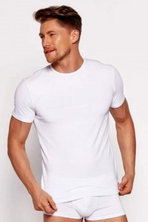 Pánské tričko 00990A white bílá