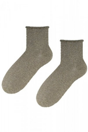 Steven 158-007 Dámské ponožky 35-37 zlatá/černá