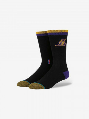 Lakers Casual Logo Ponožky Stance Černá