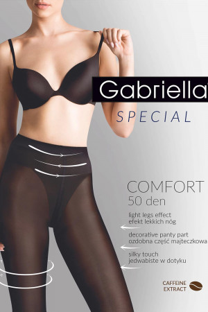 Dámské punčochové kalhoty Gabriella Comfort 50 DEN code 400 nero 2-s